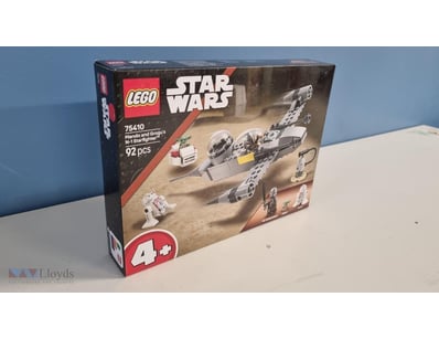LEGO STAR WARS 75410 HANDO AND GROGU'S N-1 STARFIG...