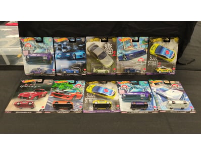 10X ASSORTED HOT WHEELS PREMIUM CAR CULTURE CARS I...