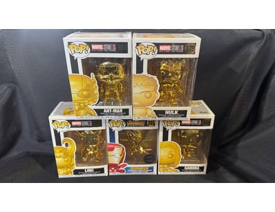 MARVEL STUDIOS FUNKO POP GOLD METALLIC COLLECTION ...