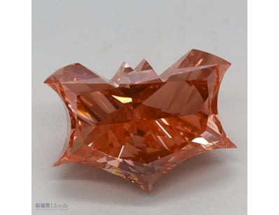 LAB GROWN DIAMOND BAT SHAPE 1.28CT FANCY VIVID  PI...