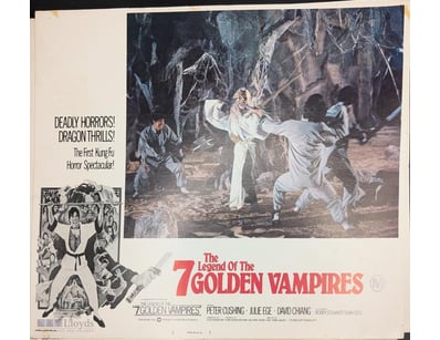 THE LEGEND OF THE 7 GOLDEN VAMPIRES ORIGINAL LOBBY...