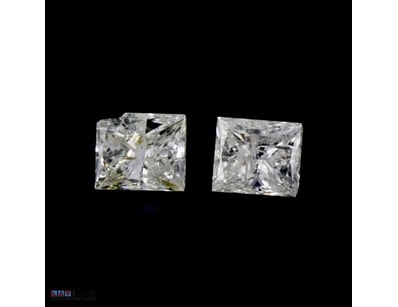 0.97CT TDW X 2, NATURAL DIAMONDS     

Princess Cu...