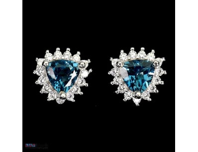 NATURAL LONDON BLUE TOPAZ STUD EARRINGS     

Natu...
