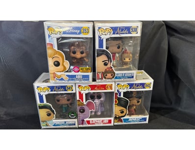 LOT OF 5 DISNEY ALADDIN FUNKO POP VINYL FIGURES
...