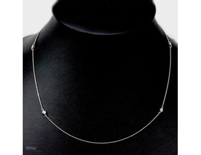 14K WHITE GOLD AND DIAMOND, BY      

The Yard Nec...