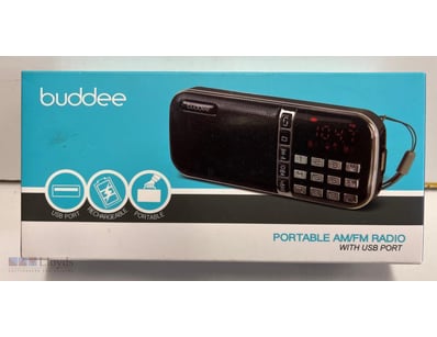 Buddee Rechargeable Digital Radio, MP3 Player (USB...