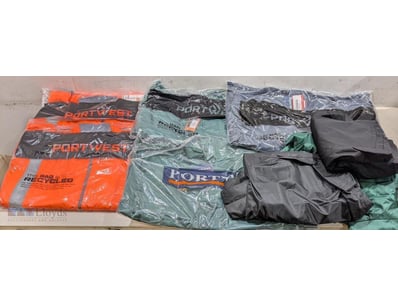 Bulk lot of Portwest workwear comprising multiple ...