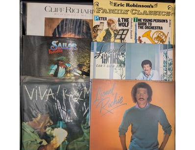 VINTAGE VINYL RECORD COLLECTION - 1970S-1980S POP/...