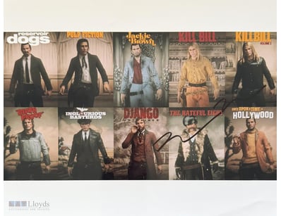 QUENTIN TARANTINO SIGNED PHOTO

Quentin Tarantino ...
