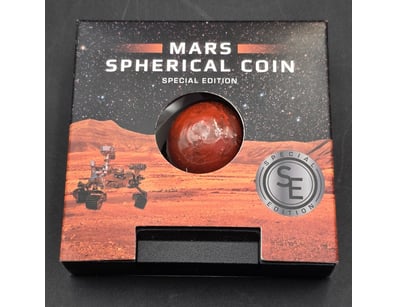 BARBADOS MARS SPHERICAL COIN SPECIAL EDITION 2024...