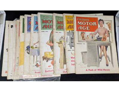 COLLECTION OF CHILTON'S MOTOR AGE MAGAZINES (1954-...