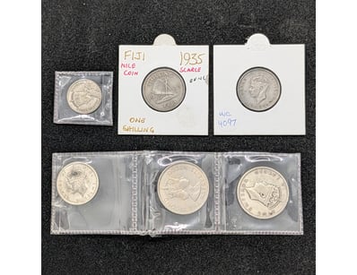 COLLECTION OF SIX FIJI CURRENCY

Years Include 1...