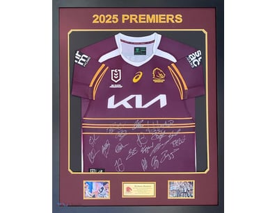 2025 BRISBANE BRONCOS PERSONALLY SIGNED JERSEY "20...