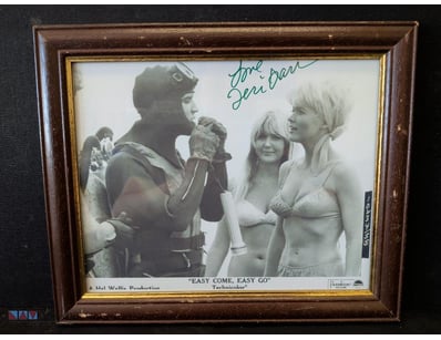 AUTOGRAPHED PHOTO FEATURING A SCENE FROM 1967 FILM...