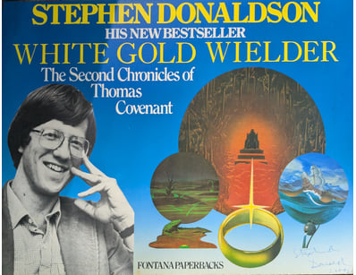 STEPHEN DONALDSON "WHITE GOLD WIELDER" SIGNED FIRS...