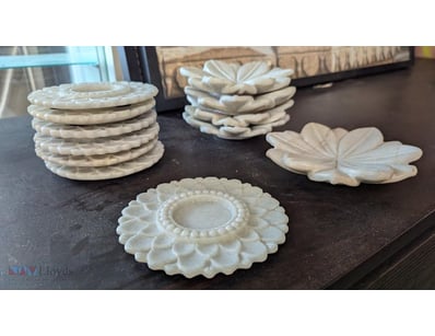 Exquisite collection of carved stone architectural...