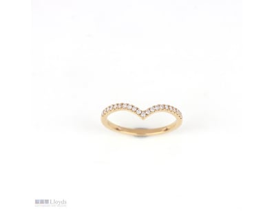 0.19 CT ROUND MICRO-PAVÉ ETERNITY BAND IN 18KT YEL...