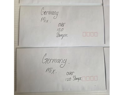 STAMPS, GERMAN STAMPS 14 ENVELOPES CONTAINING VARI...