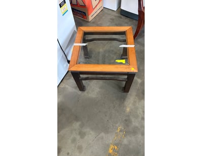 Light brown and dark brown coloured Timber style d...