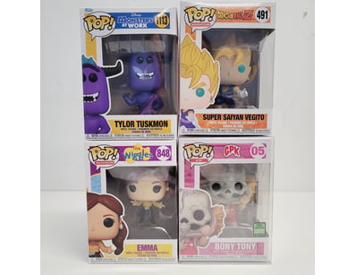 FUNKO POP VINYL FIGURE COLLECTION - FOUR CHARACTER...