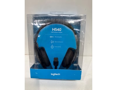 Logitech H540 USB Computer Headset in original ret...