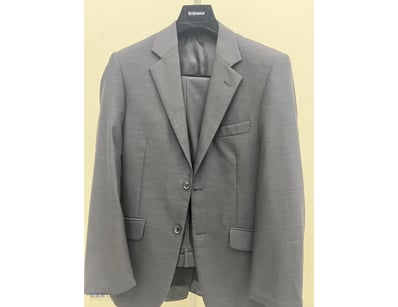 VARCE ITALIA 2 PIECE POLY WOOL MEN SUIT REGULAR FI...