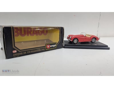 BURAGO JAGUAR XK 120 ROADSTER (48")

Item Size: He...