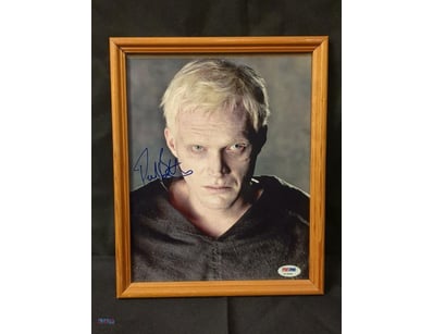 A SIGNED PHOTO OF THE ACTOR PAUL BETTANY IN CHARAC...