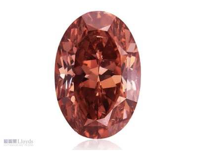 0.06CT AUSTRALIAN PINK OVAL ARGYLE ORIGIN DIAMOND ...