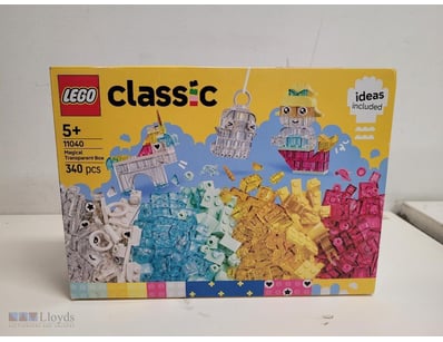 LEGO CLASSIC 11040 MAGICAL TRANSPARENT BOX BUILDIN...