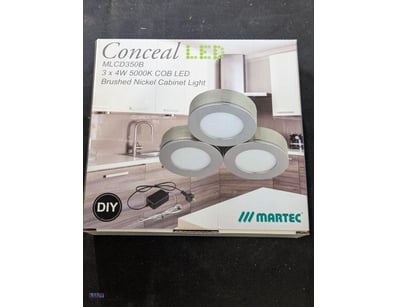 RRP $539.70 BULK LOT - QTY x6 Martec Conceal LED 3...