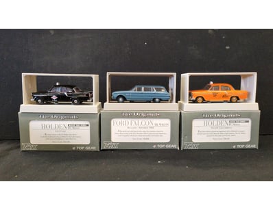3X TRAX TOP GEAR THE ORIGINALS MODDEL CARS

Item...