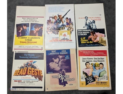 COLLECTION OF VINTAGE MOVIE POSTERS INCLUDING 'STR...