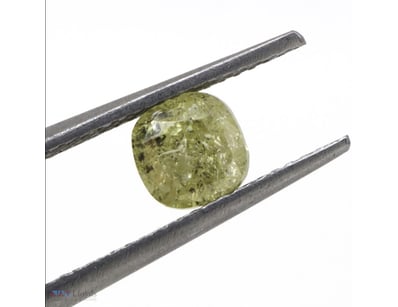 1.06CT NATURAL FANCY YELLOW DIAMOND, CUSHION CUT  ...