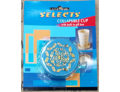 BOX LOT- QTY 48 x  Selects brand collapsible cup w...