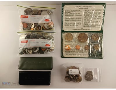 Mixed World Coin Collection Comprising Assorted Lo...