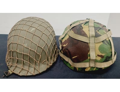 BRITISH MILITARY COMBAT HELMET GS MKIII WITH WOODL...