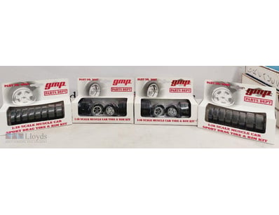 GMP 1:18 SCALE MUSCLE CAR TIRE AND RIM KITS FOR DI...