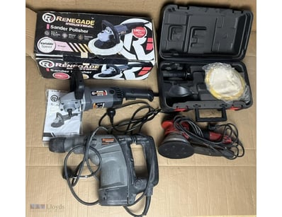 240V power tools. 1 x Renegade RI32PLUS rotary ham...