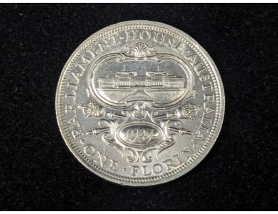 1927 AUSTRALIAN PARLIAMENT HOUSE FLORIN

Conditi...