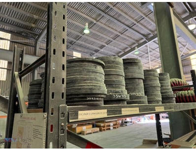 Unused Assorted sized Disc Idler, including: 
1-1...