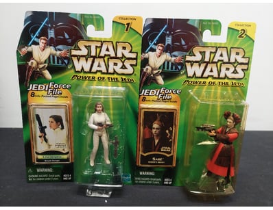 STAR WARS POWER OF THE JEDI JEDI FORCE FILE ACTION...
