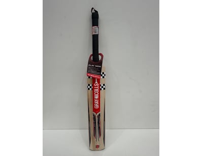 GRAY-NICOLLS cricket bat featuring a natural wood ...