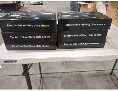 Electric Drill Refitting Plate Shears 

Bid Per Ea...