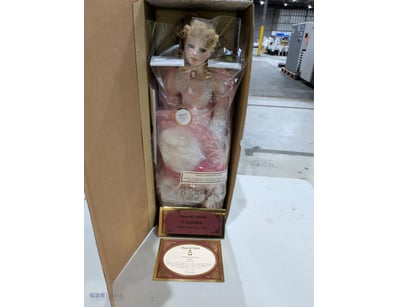 Alberon Dolls "Claudia" porcelain collector doll, ...
