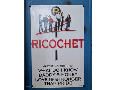 COLLECTION OF MUSIC POSTERS, INCLUDING RICOCHET, P...