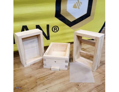 Box of 4Pcs , Native Stingless OATH Beehive, Stand...