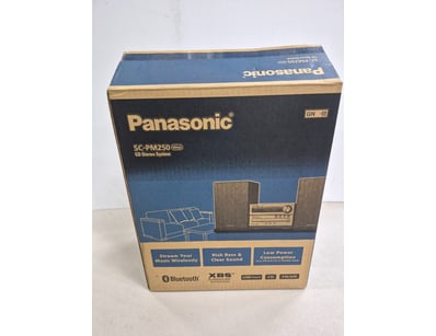 CD Stereo System, panasonic, silver.

Model: SC-...