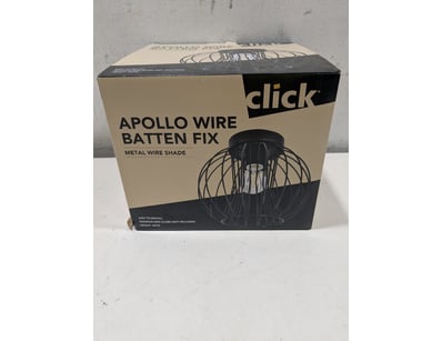 Click Apollo Wire Batten Fix metal wire shade pend...