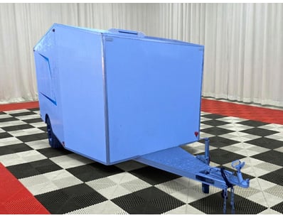 <b>2014 Motorsport 18.55 Enclosed Trailer - White ...
